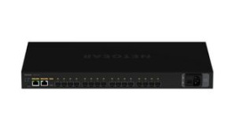 XSM4216F-100EUS, Ethernet Switch, Fibre Ports 16 SFP+, 10Gbps, Layer 3 Managed, NETGEAR