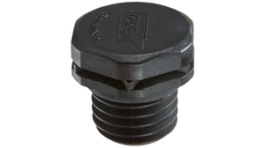 PMF100320 BLACK (8), Pressure compensation element, PA 6 (UL 94V-0) black, Screw mounting M12 x 1.5, Gore