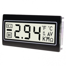 DPM961-TW, На панель; LCD 3,5 цифры 10мм, с подсветкой; Цвет подсв: белый, TDE Instruments