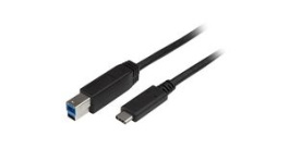 USB315CB2M, USB Cable USB-C Plug - USB-B Plug 2m USB 3.0 Black, StarTech.com