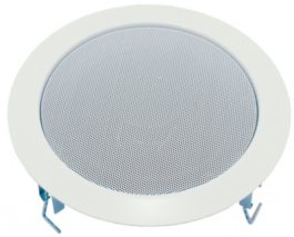 DL 18/1 (RAL 9010), 17 cm (6.5'') Hifi ceiling speaker - 100V (RAL9010), 100 Hz, Visaton