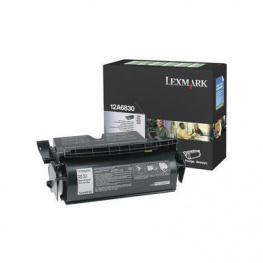 12A6830, Toner black, Lexmark