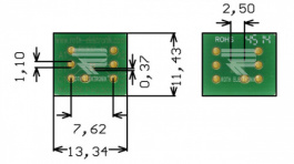 RE937-07, Prototyping board FR4 Epoxide + chem. Au, Roth Elektronik