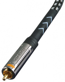 OXYA4801, Audio cable 1 m Black / Grey, PROFIGOLD