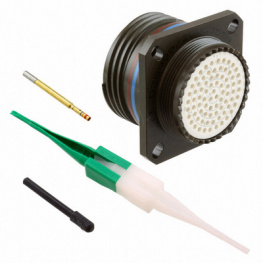 D38999/20WG35SN, Appliance socket with flange 79P, Amphenol