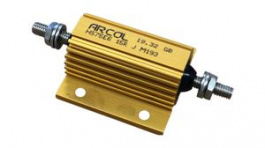 HS75E6 4R7 F M193, Aluminium Housed Wirewound Resistor with Threaded Terminals 4.7Ohm +-1% 75, Arcol