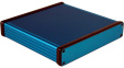 1455R1601BU Metal enclosure blue 163 x 160 x 30.5 mm Aluminium