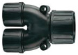 HG-16-Y13 BK Conduit fitting NW=16 black Y-Connector