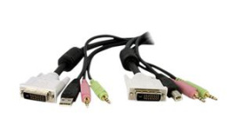 DVID4N1USB10, KVM Adapter Cable DVI-D / USB / Audio, 3m, StarTech.com