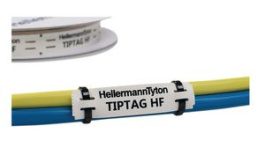 TIPTAG11X65WH-PO-WH [190 шт], Identification Tag, Polyolefin, 11 x 65mm, 190pcs, White, HellermannTyton