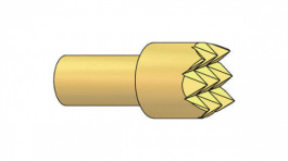 5310/G-C-1.5N-AU-2.0 C, Spring contact 8 A 19.5 mm Serrated, Hartmann