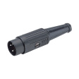 611-0600 Cable Connector black 6P