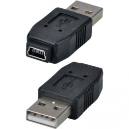 MB-8120, USB Adapter A - Mini-B m - f, Maxxtro
