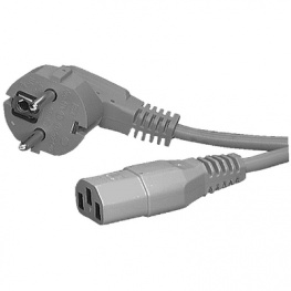 6900-168.64, Device cable Type F (CEE 7/4) IEC-320-C13 2.5 m, Feller Aut