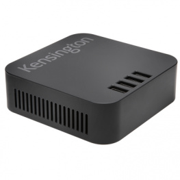 K38212EU, USB charger, 4-port, Kensington
