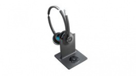 CP-HS-WL-562-M-EU=, Headset with Multibase Station, 500, Stereo, On-Ear, 18kHz, Bluetooth/USB, Black / Grey, Cisco Systems