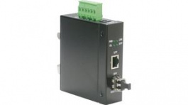 21.13.1144, Converter DIN Rail Gigabit Ethernet (RJ45) to Fibre Optic(SC) Black, Roline