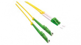 21.15.9481, Fibre Optic Cable 9/125 um OS2 Duplex E2000 - LC 1m, Roline