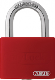 T65AL/40 RED, Padlock 40 mm, ABUS