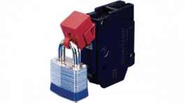 65966 [6 шт], Electrical Circuit Breaker Lockout Single-Pole;Polypropylene;Red, Brady