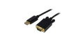 DP2VGAMM6B Video Cable, DisplayPort Plug - VGA Plug, 1920 x 1200, 1.8m