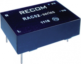 RAC02-05SC, Импульсный блок питания 2 W 1 выход, RECOM