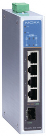 EDS-G205A-4POE-1GSFP-T, Switch 4x 10/100/1000 PoE - 1x SFP, Moxa