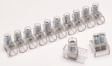 HE1101 [50 шт] Cable joint he1101 2...10 mm2, 1 poles transparent, pack of 50 pieces