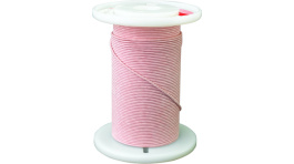 3050 PK001 305M [305 м], Hook-Up Cable, PVC, Stranded, 7 x o 0.20 mm, 0.2 mm2, Pink, 24 AWG, 305 m, Alpha Wire