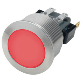 1241.7026.1121000, Переключатель: антивандальный; Положения: 2; SPDT; 3A/250ВAC; IP65, Schurter