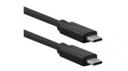 11.02.9071, Cable USB-C Plug - USB-C Plug 1m USB 3.2 Black, Roline