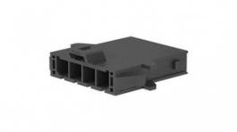213814-1104, Mega-Fit, Plug Housing, Panel Mount, 4 Poles, 1 Rows, 5.7mm Pitch, Molex