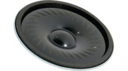 K 50 FL - 50 Ohm, Miniature Speaker 50mm 50Ohm 2W 80dB Black, Visaton
