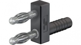64.9302-21, Jumper Plug \x1a4mm Black 32A 60V Nickel-Plated, Staubli (former Multi-Contact )