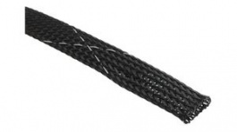 HEGPETFRX03-PET-BK, Cable Sleeving 2 ... 6mm Polyester Black / White, HellermannTyton