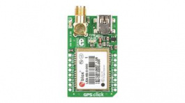 MIKROE-1032, GPS Click Development Board 3.3V, MikroElektronika