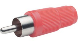 RND 205-01353, RCA Connector, Plug, Cable Mount, Red, RND Connect