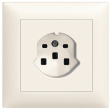 8725.FMI.61 Socket 88 x 88 x 40 mm 400 VAC 16 A white