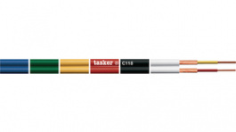 C118 BLACK [100 м], Audio cable&nbsp;&nbsp; 2 x0.14 mm2 black, Tasker