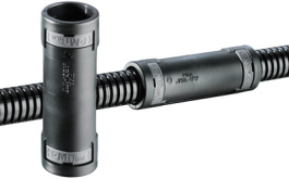 BVSGD-2323GT, Fitting black 2 x NW23, PMA AG (Cable protection)