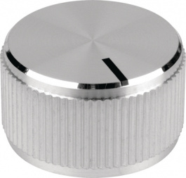 5556.6612, Rotary knob with line aluminium 35 mm, Mentor
