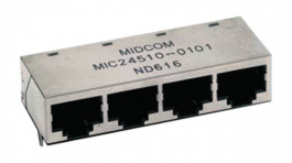 7499031120A, Modular jack 8/8/8RJ45 x 4, WURTH Elektronik