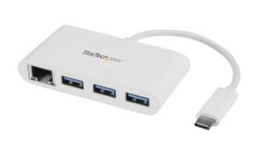 HB30C3A1GEA, USB Hub, 3x USB A Socket/RJ45 Socket - USB C Plug, StarTech.com