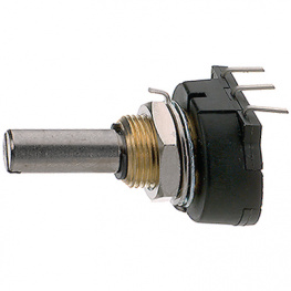 72910, Rotary Potentiometer, 1 kOhm, PCB Connection, Contelec