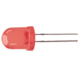L-793SRD-D, LED; 8мм; красный; 350?400мкд; 60°; Поверхность: выпуклая, Kingbright
