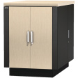 AR4018IA NetShelter CX Cabinet 18 HE Grey / Oak