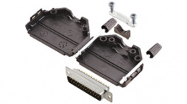 DPPK25-BK-DBP-K, D-Sub plug kit 25P, Encitech Connectors