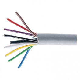 PFK 3X0,50 mm2 X, Data cable Unshielded&nbsp;&nbsp; 3&nbsp;&nbsp;x0.5 mm2 Stranded Tin-Plated Copper Wire Grey, Cabloswiss