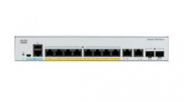 C1000-8FP-2G-L, PoE Switch, Managed, 1Gbps, 120W, PoE Ports 8, Fibre Ports 2, SFP, Cisco Systems
