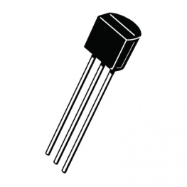 2N3904, Транзистор TO-92 NPN 40 V 200 mA, USA